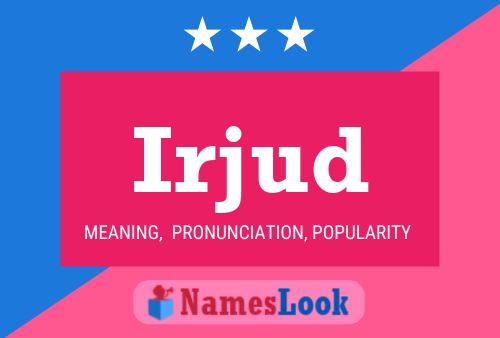 Irjud Name Poster