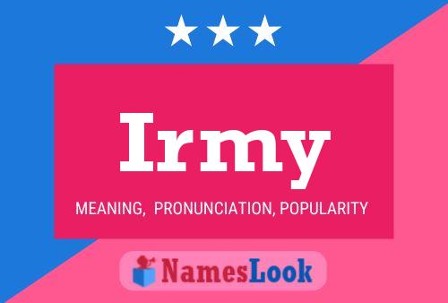 Irmy Name Poster