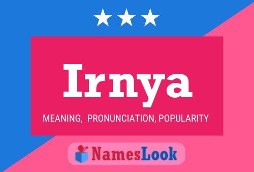 Irnya Name Poster