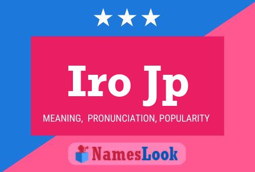 Iro Jp Name Poster