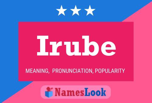 Irube Name Poster