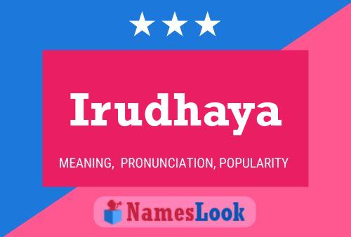 Irudhaya Name Poster