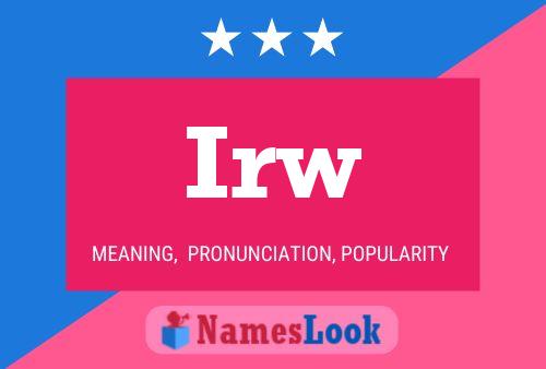 Irw Name Poster