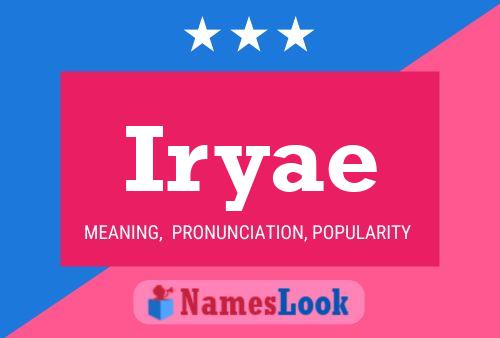 Iryae Name Poster