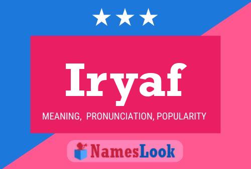 Iryaf Name Poster