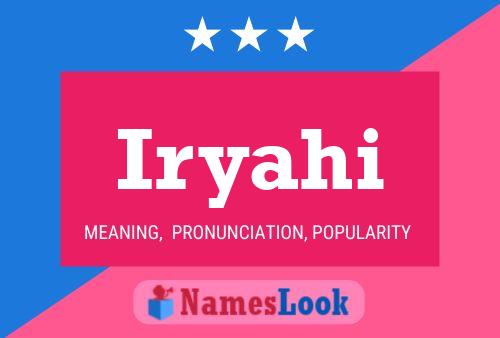 Iryahi Name Poster