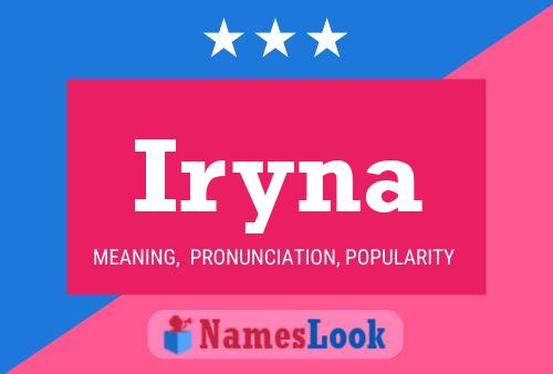 Iryna Name Poster