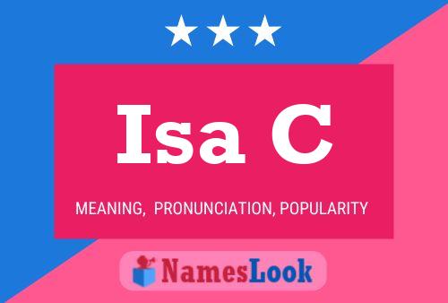 Isa C Name Poster