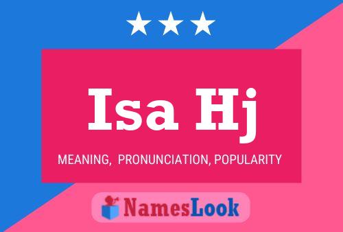 Isa Hj Name Poster