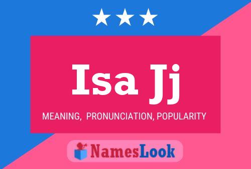 Isa Jj Name Poster