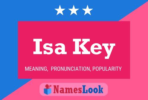 Isa Key Name Poster