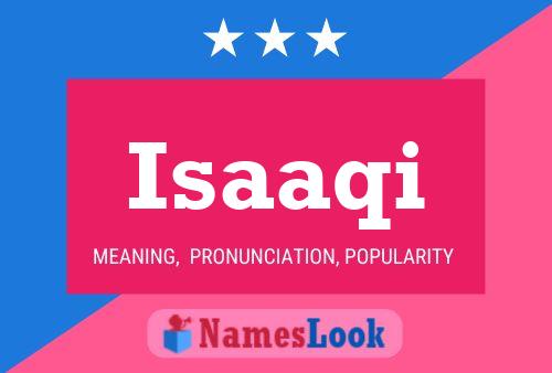 Isaaqi Name Poster