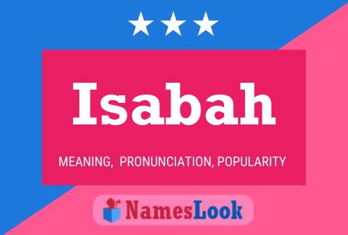 Isabah Name Poster