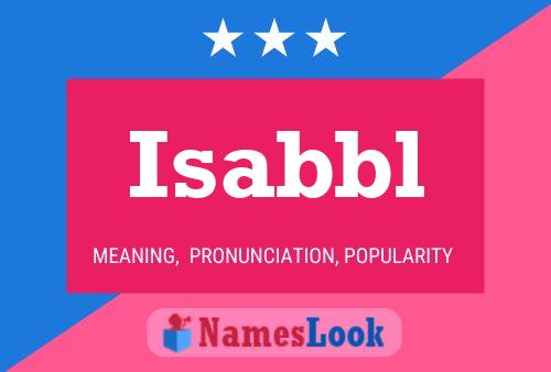 Isabbl Name Poster