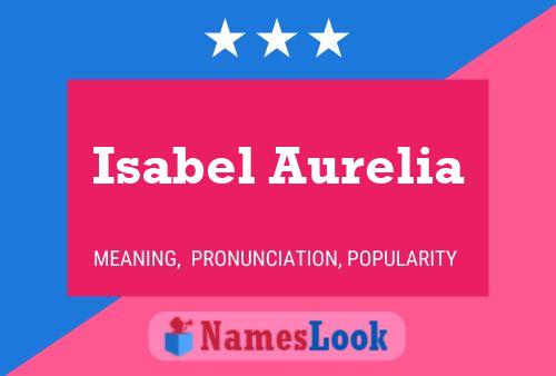 Isabel Aurelia Name Poster