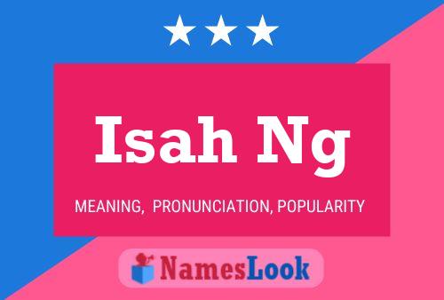 Isah Ng Name Poster