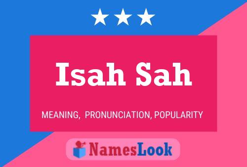 Isah Sah Name Poster