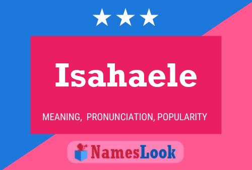 Isahaele Name Poster