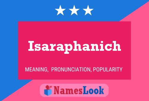 Isaraphanich Name Poster