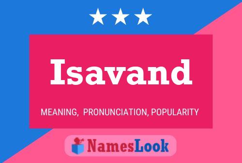 Isavand Name Poster