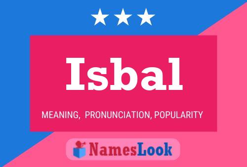 Isbal Name Poster