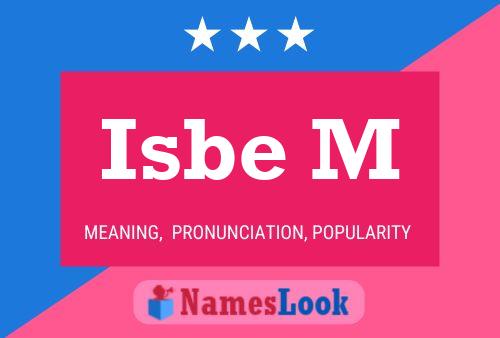 Isbe M Name Poster