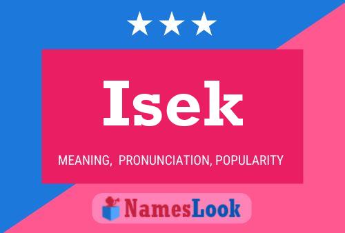 Isek Name Poster