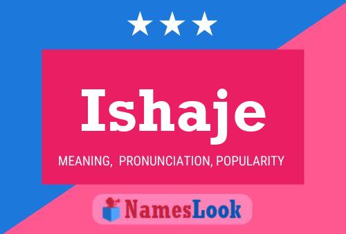 Ishaje Name Poster