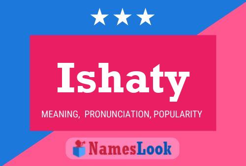 Ishaty Name Poster