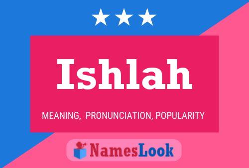 Ishlah Name Poster