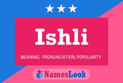 Ishli Name Poster