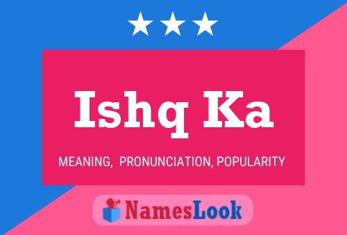 Ishq Ka Name Poster