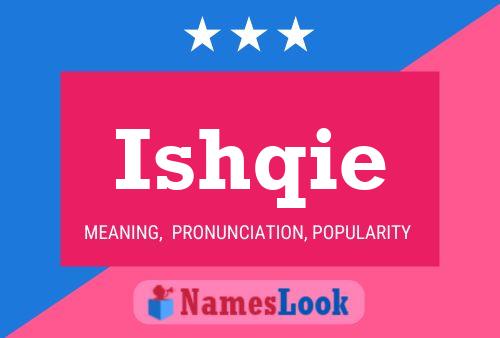 Ishqie Name Poster