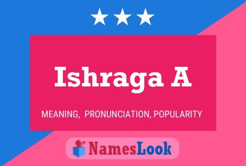 Ishraga A Name Poster