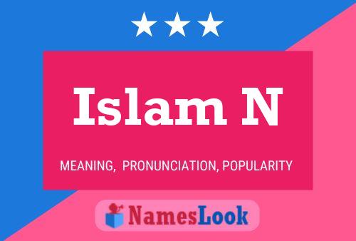 Islam N Name Poster