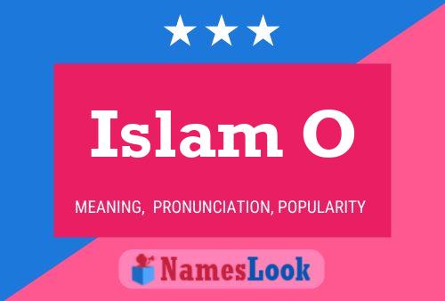 Islam O Name Poster