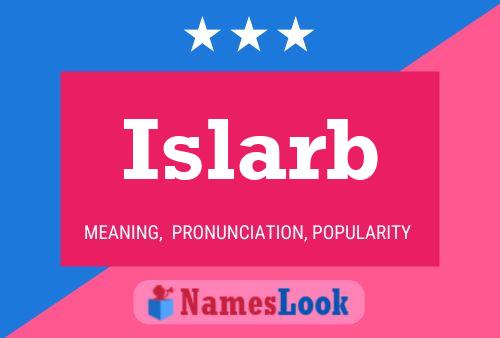 Islarb Name Poster