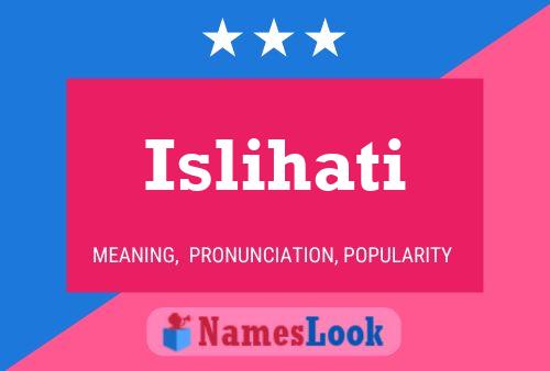 Islihati Name Poster