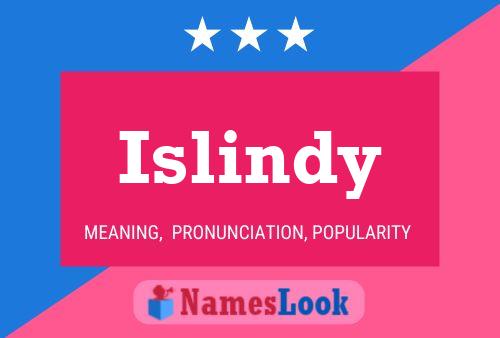 Islindy Name Poster