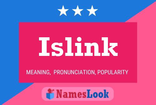 Islink Name Poster