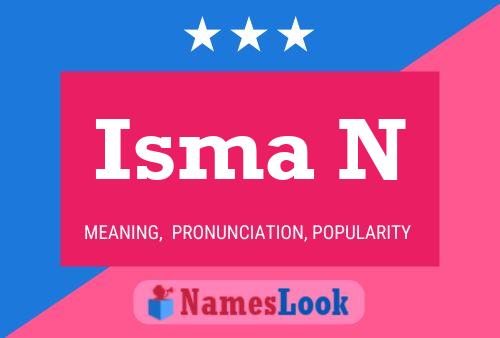 Isma N Name Poster