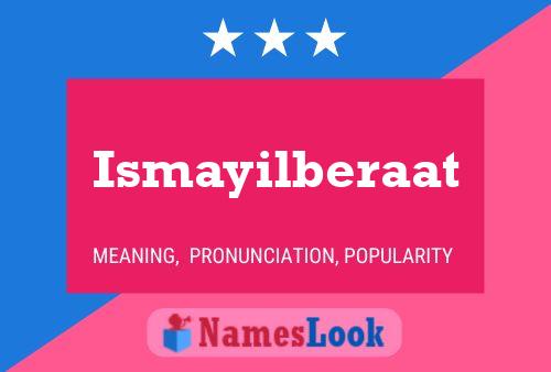 Ismayilberaat Name Poster