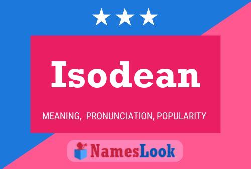 Isodean Name Poster