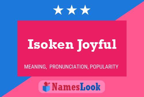 Isoken Joyful Name Poster