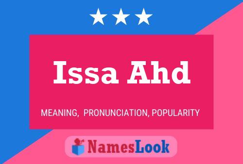 Issa Ahd Name Poster