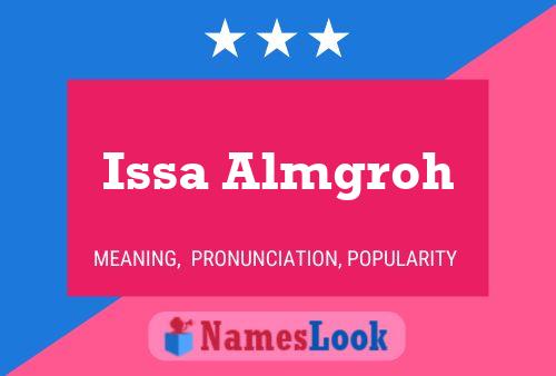 Issa Almgroh Name Poster