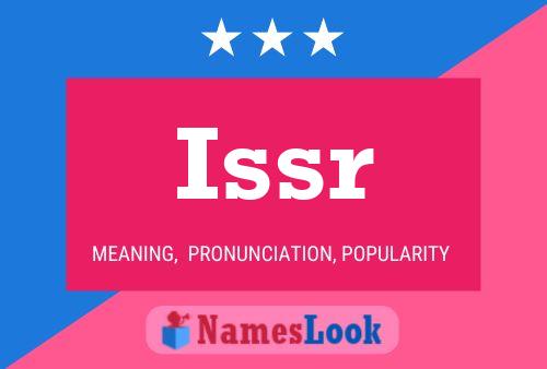 Issr Name Poster