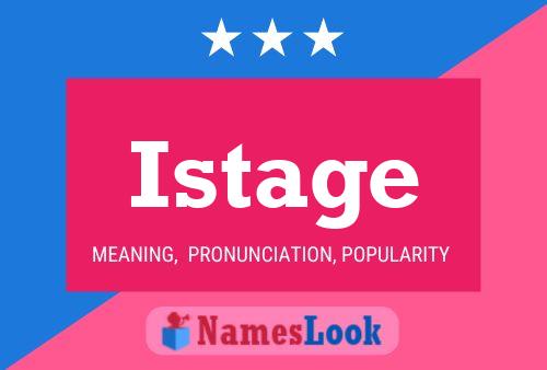 Istage Name Poster