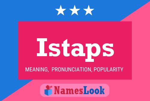 Istaps Name Poster