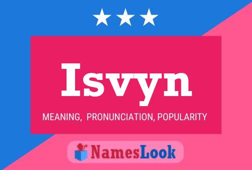 Isvyn Name Poster